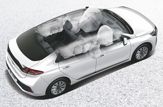 IONIQ electric 7-airbag system