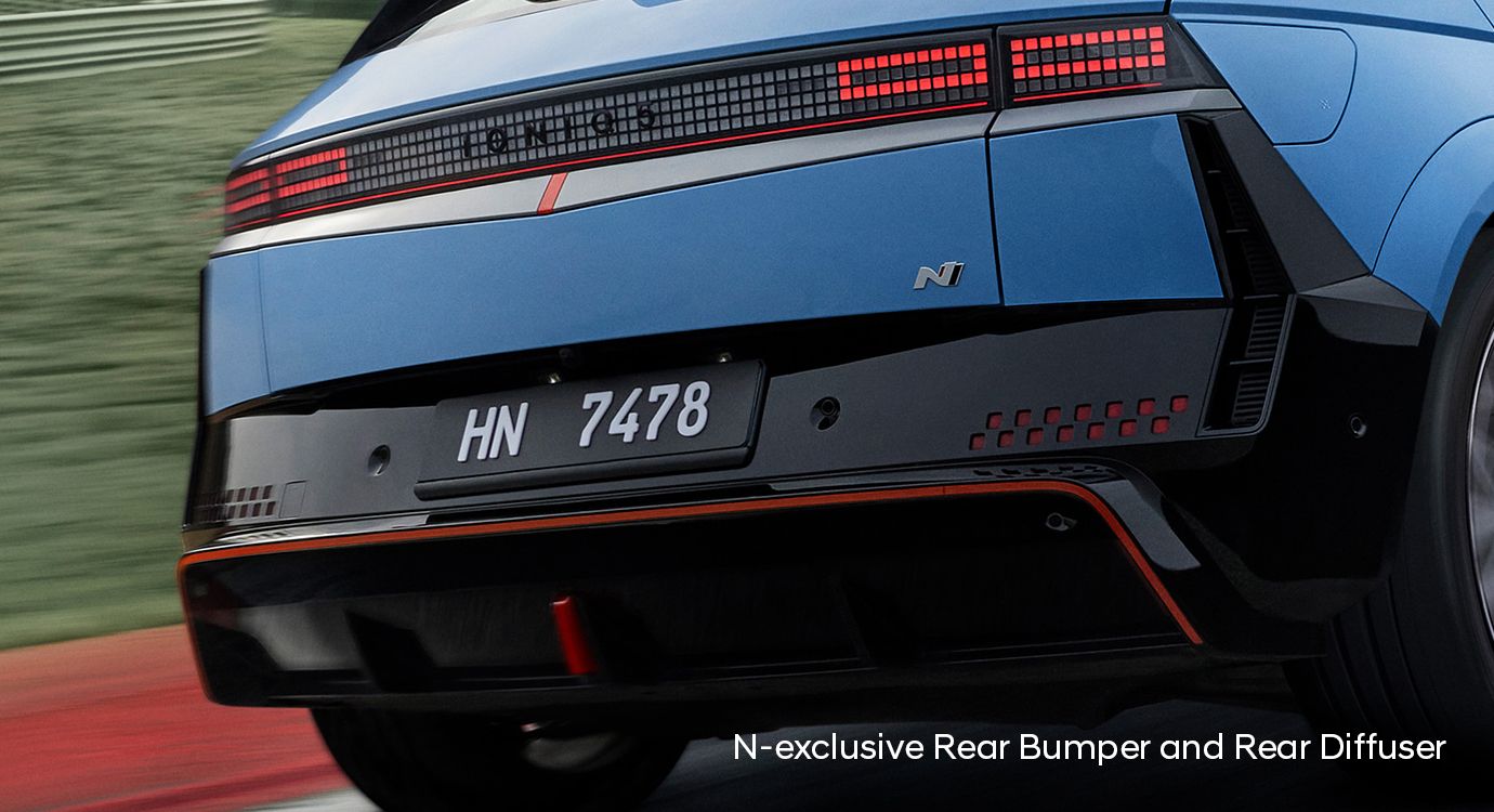 N-exclusive Rear Bumper and Rear Diffuser