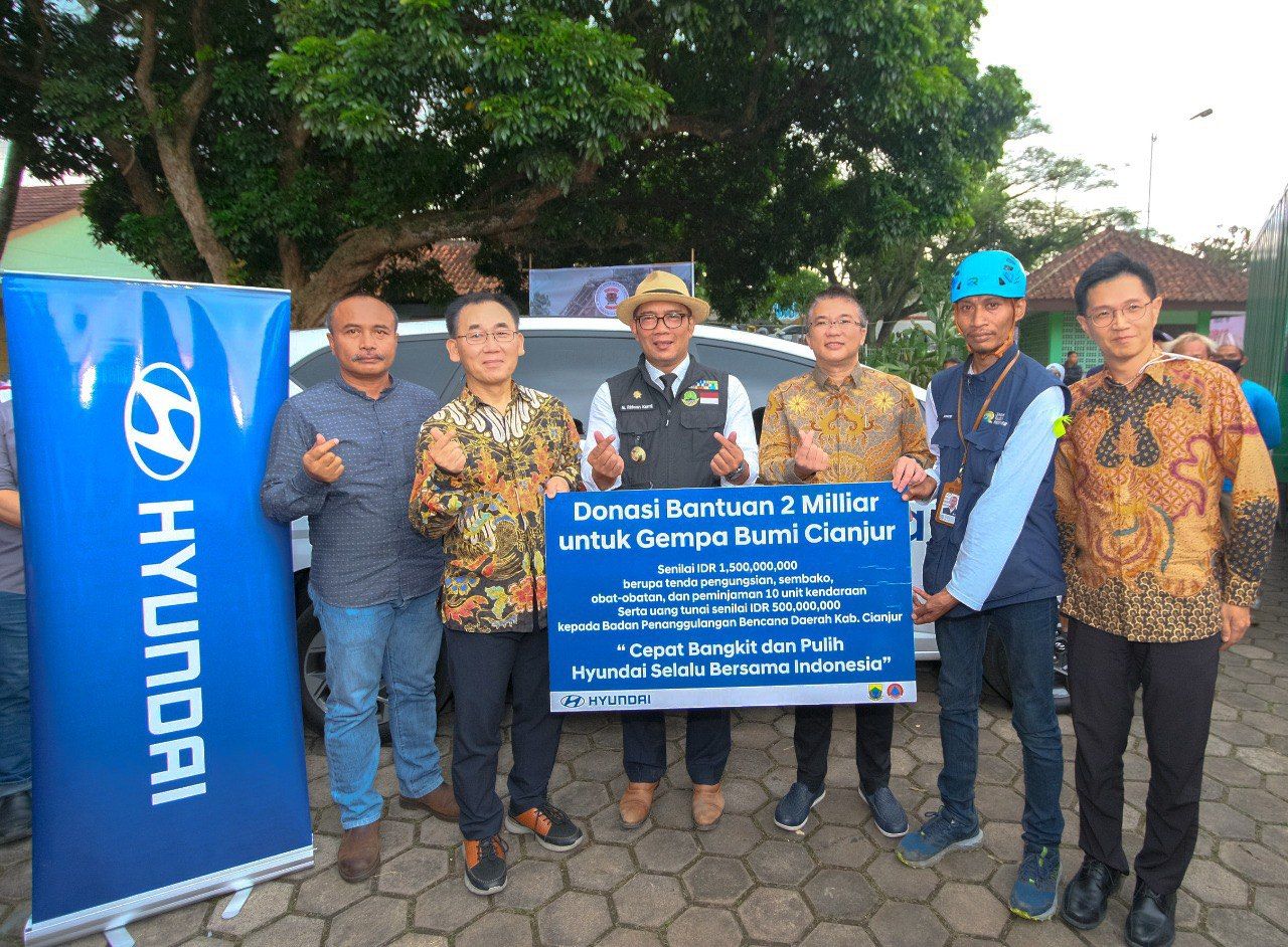 Hyundai Peduli Gempa Cianjur