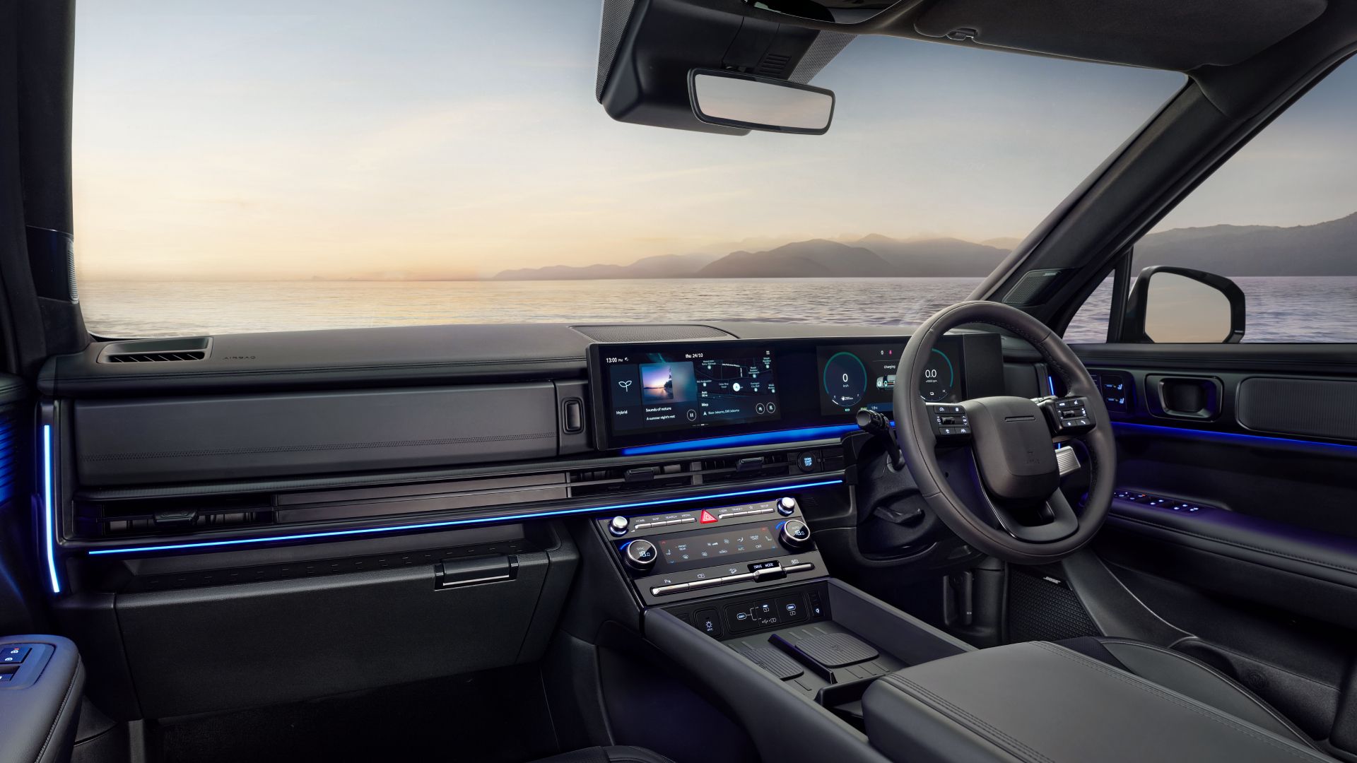 All-New Santa FE exclusive dashboard design