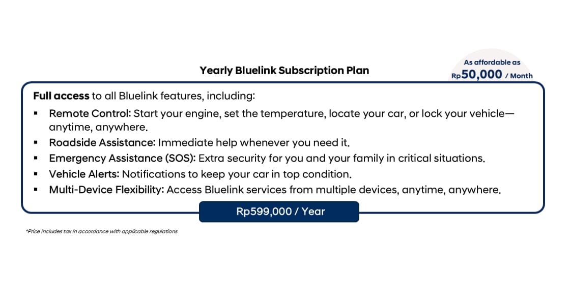 bluelink subscription