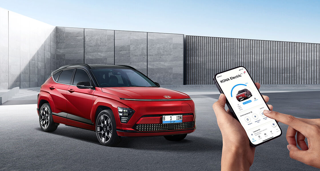  Connect with your car The all-new KONA Electric