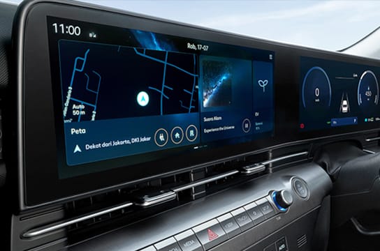 Image Curved The all-new KONA Electric