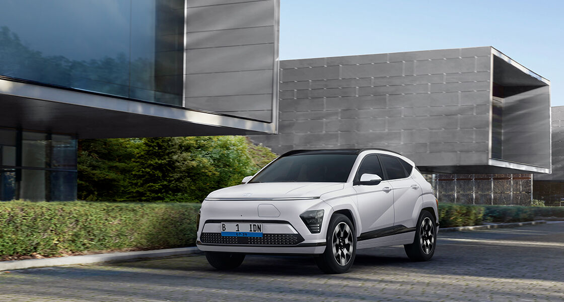 The all-new KONA Electric in the building