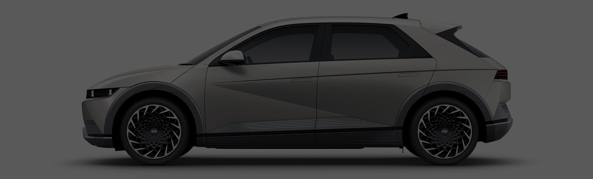 Desain tampak samping IONIQ 5