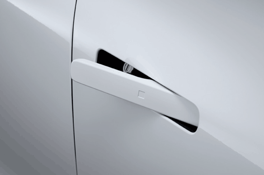 Auto flush door handles