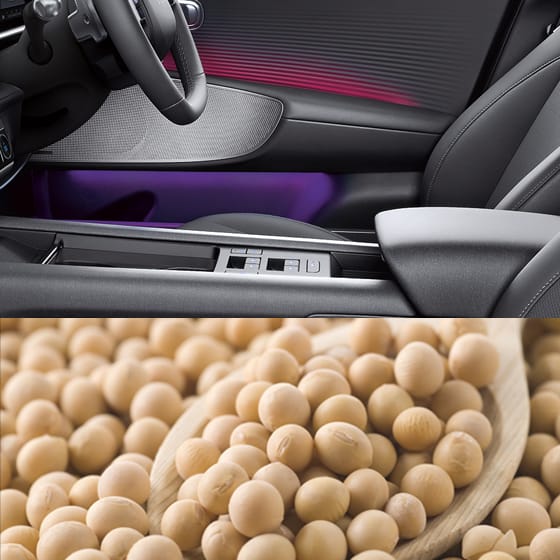 dasbor ioniq 6 menggunakan bio paint