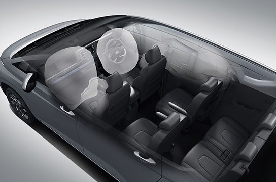 6-Airbag system (Driver, Passenger, Side & Curtain)*