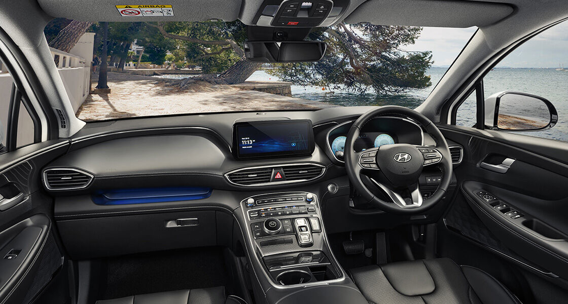hyundai santafe with bluelink