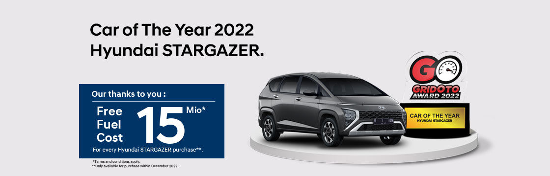 Car of The Year 2022 Hyundai STARGAZER.