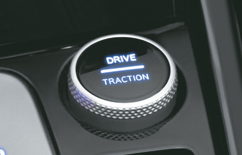 Drive mode select (comfort | eco | sport) Traction control modes (snow | sand | mud)