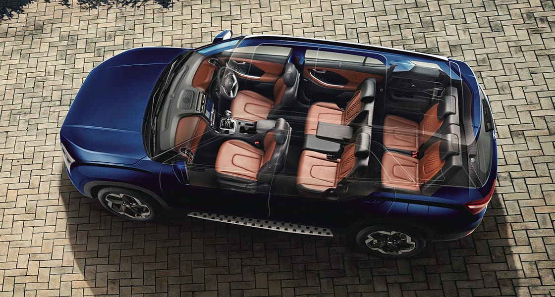 ALCAZAR Safety-6 & 7 seater premium SUV | Hyundai India