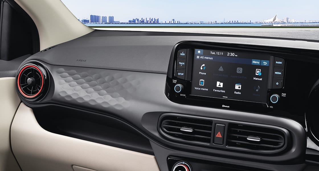 Aura Interior Stylish New Sedan Hyundai India