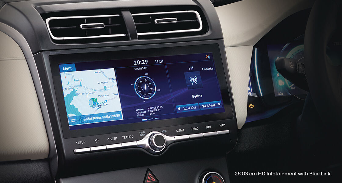 A host of state-of-the-art safety features ensure that you drive with a complete peace of mind