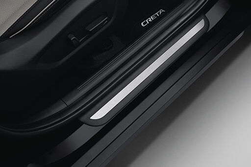  Door Scuff Plates - Metallic