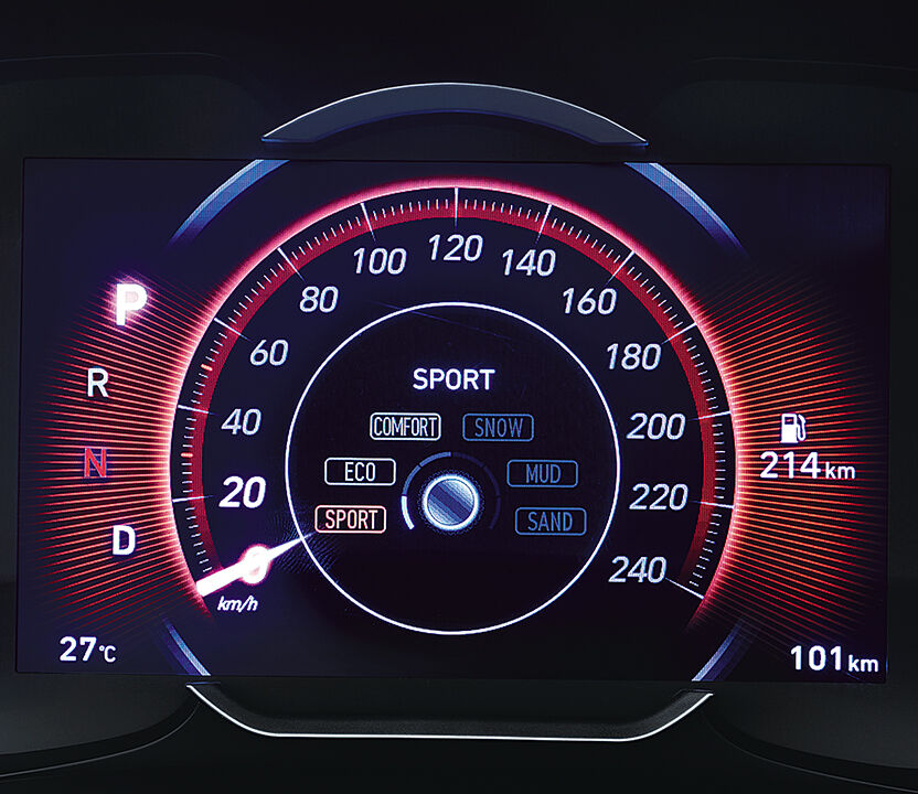 Full view of 6-speed automatic transmission