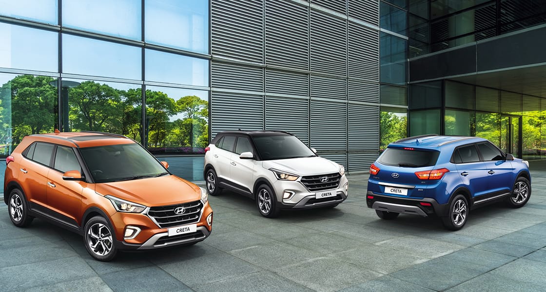 Black color interior view of front seats from driver's viewpoint