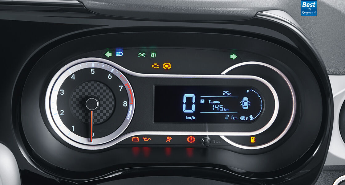 Hyundai Grand i10 Nios - Price, Features, Models and Competitors 8 Hyundai Grand i10 instrument cluster