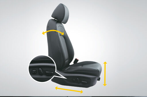 adjustable driver seat