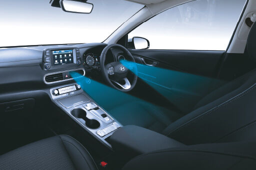 Price hyundai deals kona electric interior