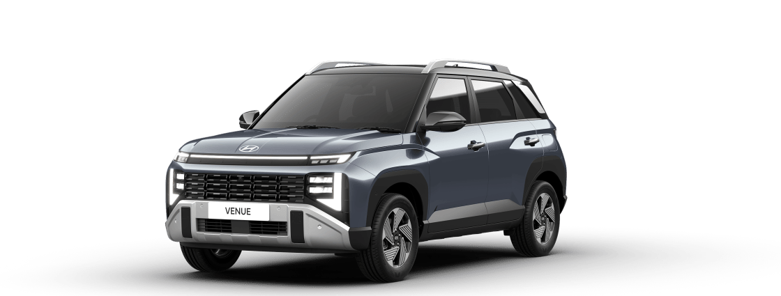 Hazel Blue with Abyss Black Roof