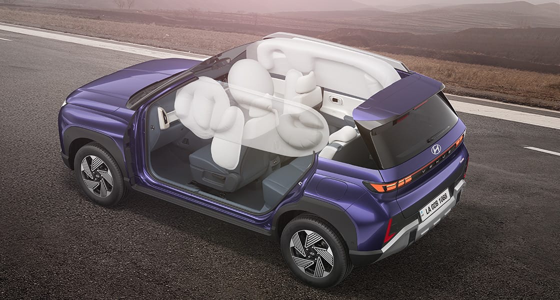 Hyundai Venue Six Airbags