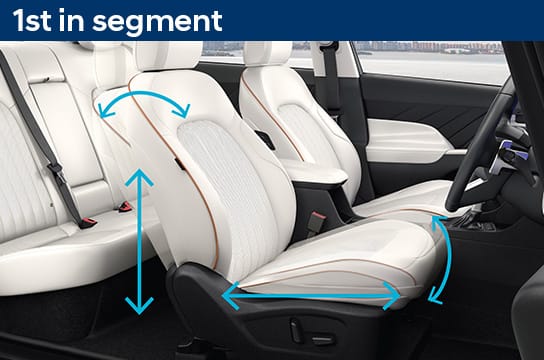 driver seat electric 8-way adjust