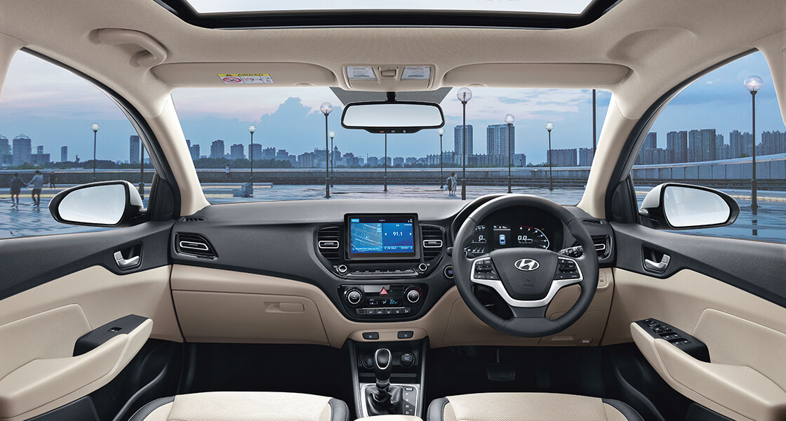 VERNA Interior Sporty and Powerful Sedan Hyundai India