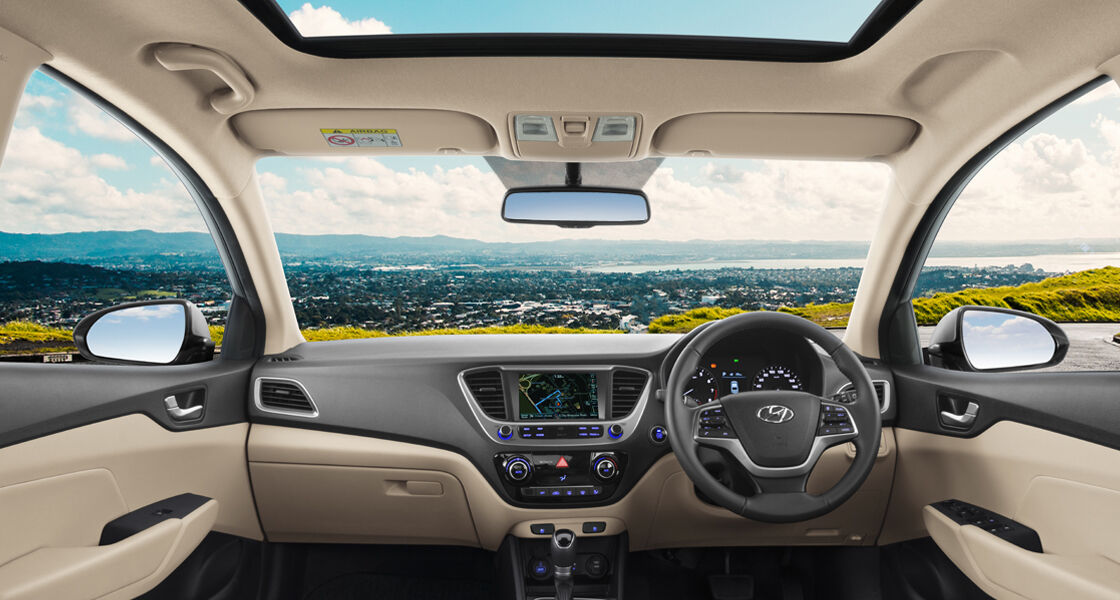 Verna Interior Sporty Powerful Sedan Hyundai India