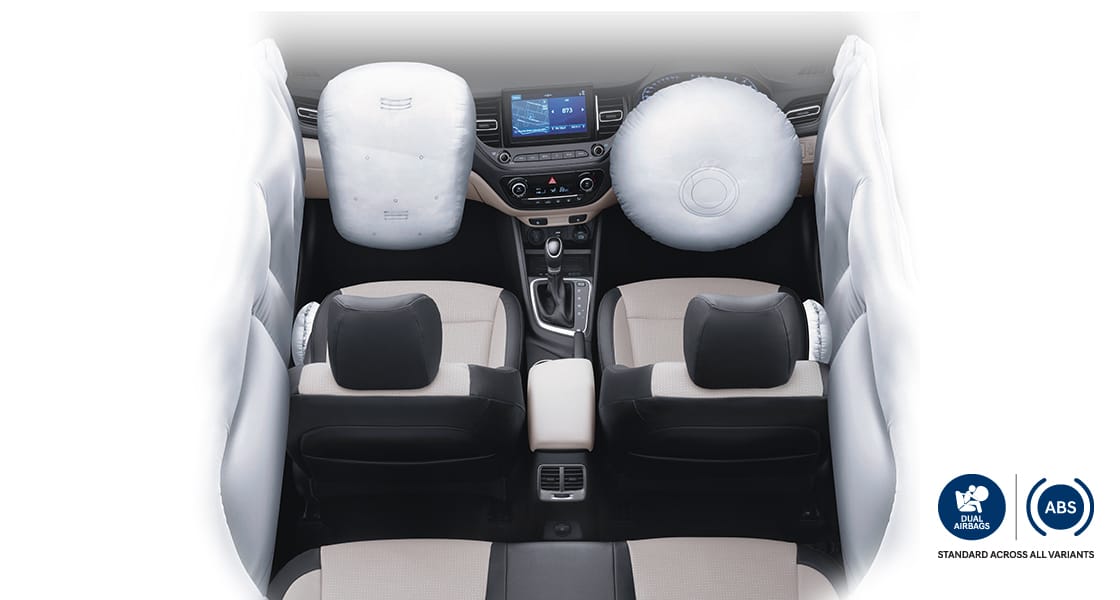 Verna Safety Sporty Powerful Sedan Hyundai India The next gen verna, a sporty sedan built with gamma dual petrol engine and 6 airbags for safety.