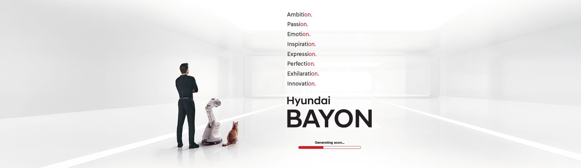 Hyundai BAYON brand reveal highlighting innovation, ambition, passion, and intelligent mobility, representing Hyundai's new global SUV designed for evolving customer expectations.
