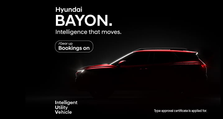 Hyundai Motor India Limited Announces Bookings ON for Hyundai BAYON - Intelligence That Moves
