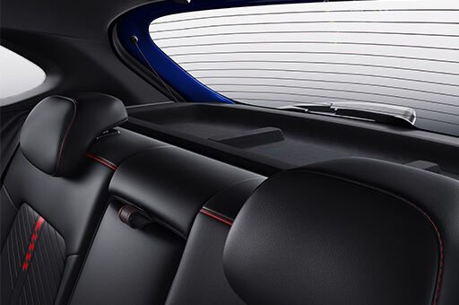 Adjustable rear seat headrests