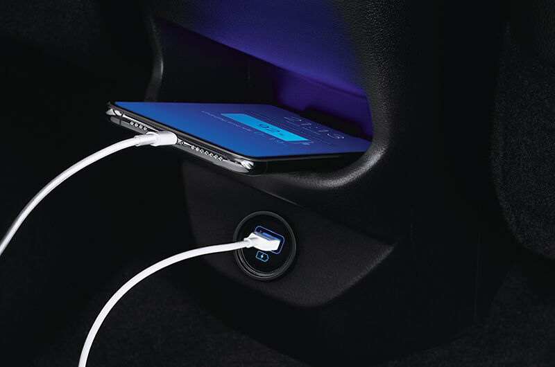 Closer view of rear view camera