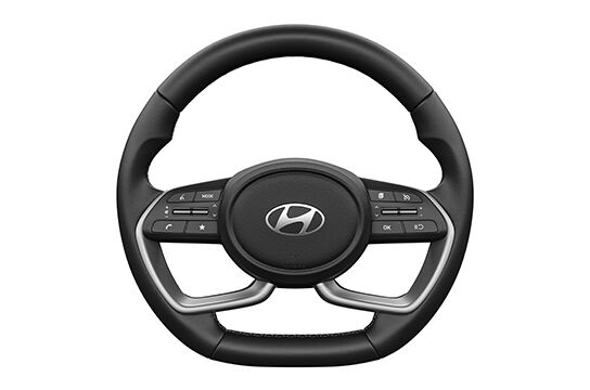 Leather Wrapped D-Cut Steering