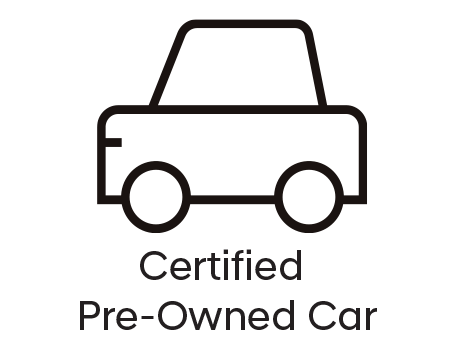 certified pre-owned car icon