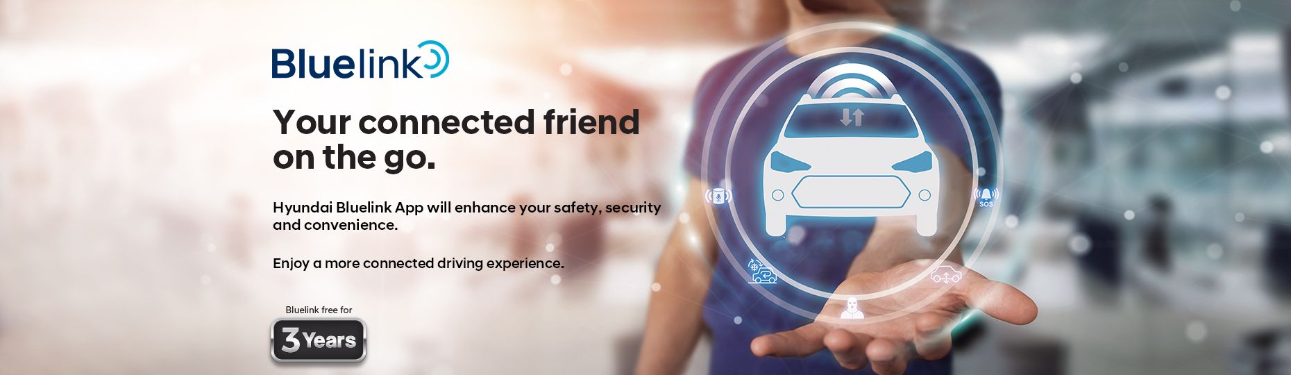 Blue link your connected friend on the go