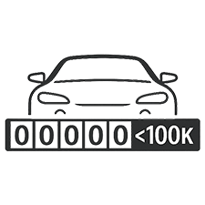less than 1,00,000 km driven