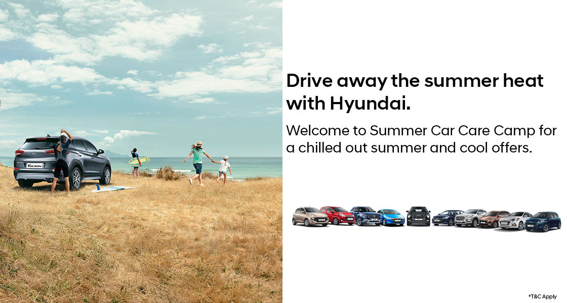 Drive away the summer with Hyundai