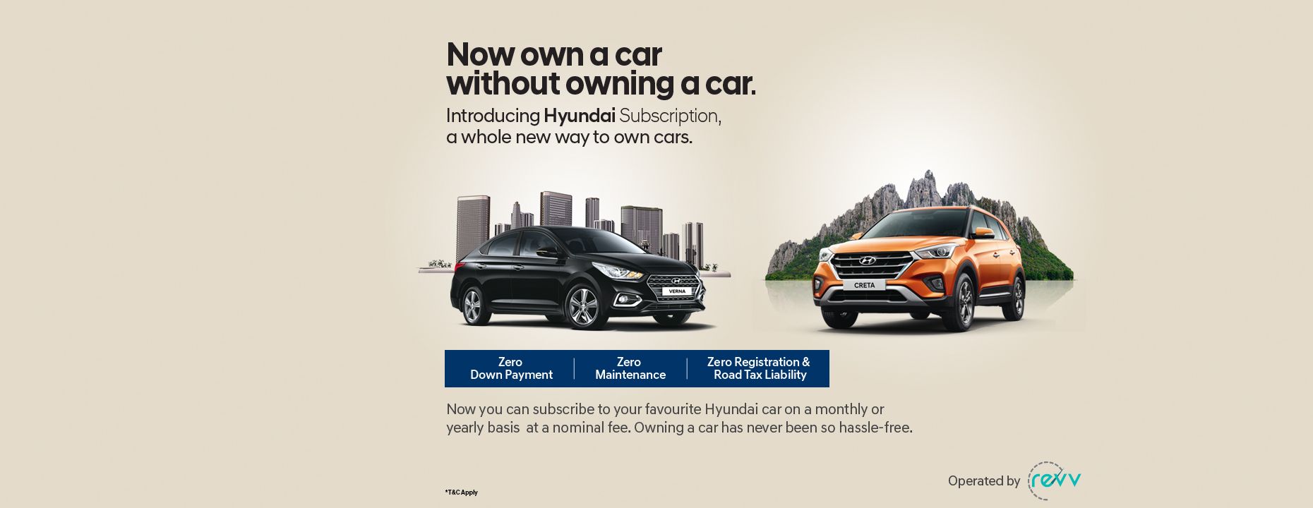 New Verna and Creta Car