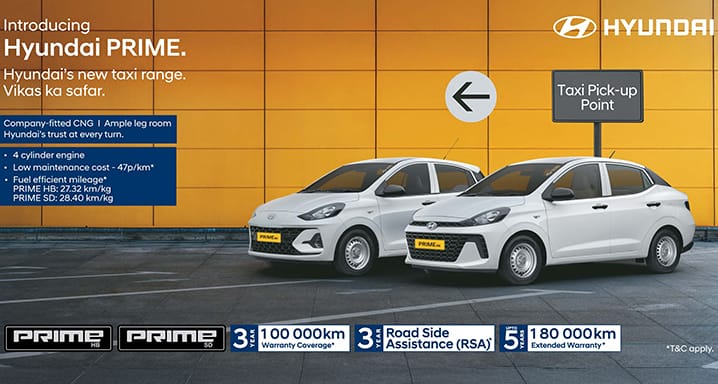 Hyundai Motor India Limited enters the commercial mobility segment with the launch of Prime Taxi Range   Introduces Prime HB (hatchback) and Prime SD (sedan) 