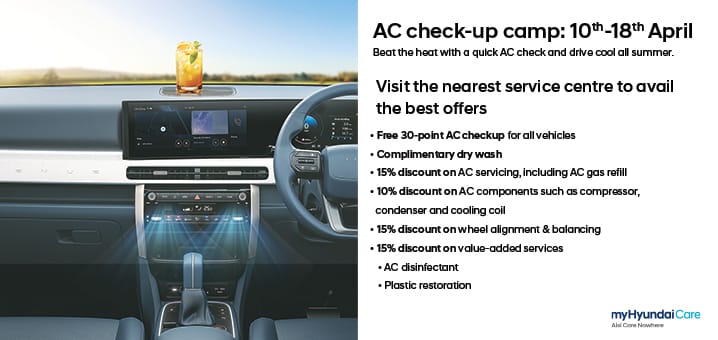 Hyundai Motor India Limited announces Nationwide ‘AC Checkup’ Camp to Enhance Customer Comfort This Summer