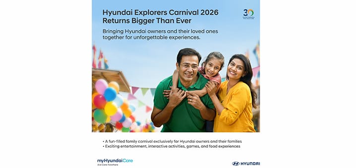 Hyundai Motor India Announces 3rd Edition of Hyundai Explorers Carnival 2026 Across Five Cities