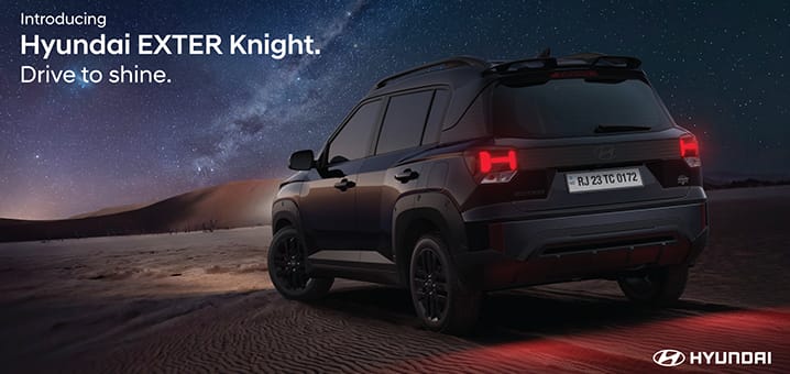 Hyundai Motor India Launches the new Hyundai EXTER Knight with Exclusive Black Styling