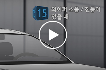 15. 와이퍼 소음, 진동이 있을 때