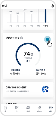 02. 안전 운전 점수 선택