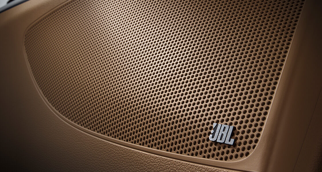 JBL premium sound system (with 12 speakers and external amp)