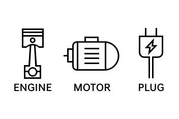 IONIQ Plug-in(engin + motor + plug)