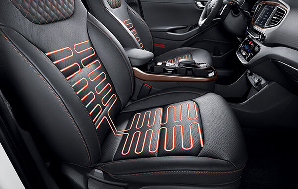 Heating wire for front seats