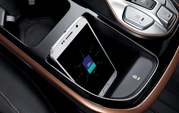 Steer by wire (SBW) & wireless smartphone charging system